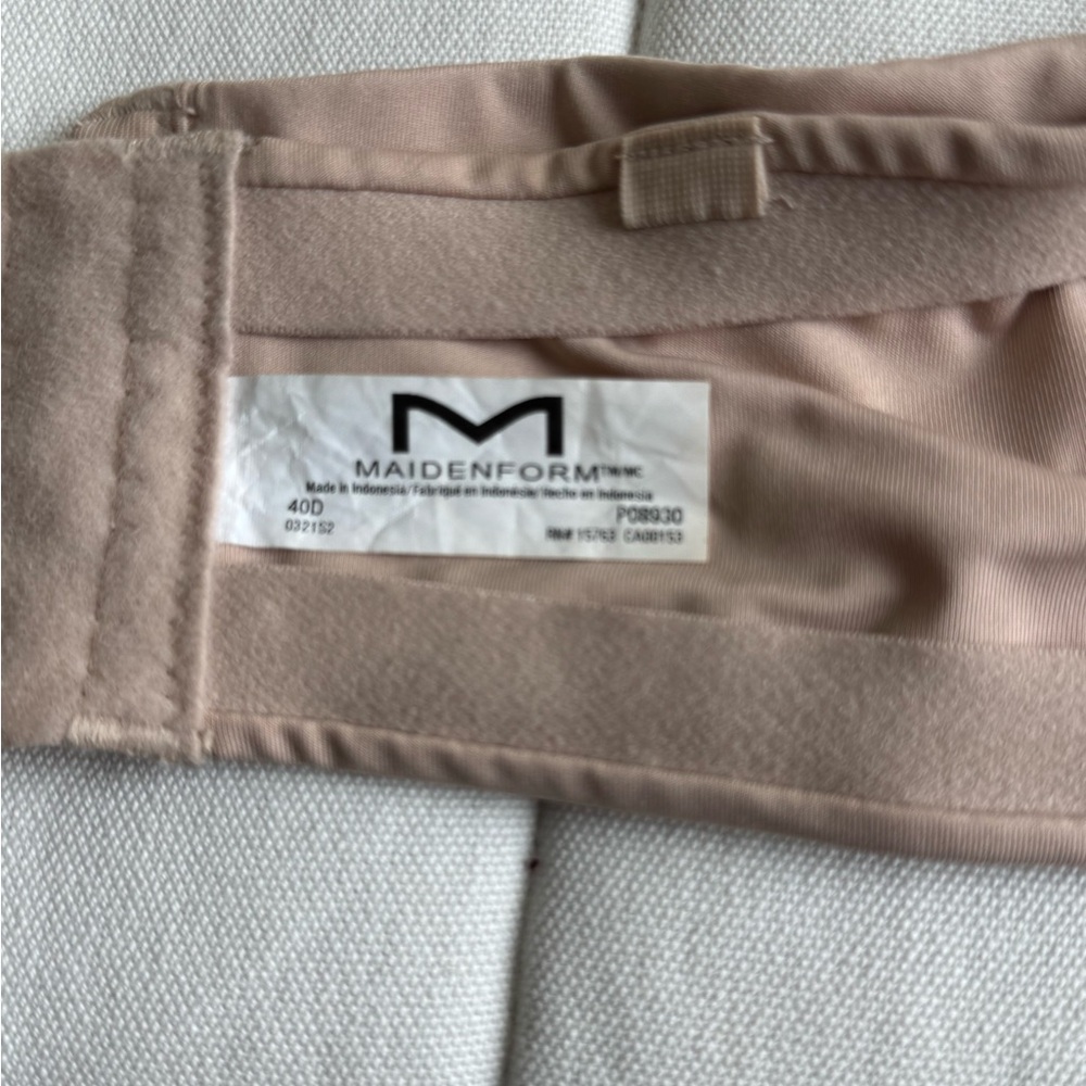 Maidenform Tan Seamless strapless bra - Picture 3 of 4